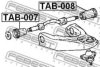 FEBEST TAB-007 Control Arm-/Trailing Arm Bush
